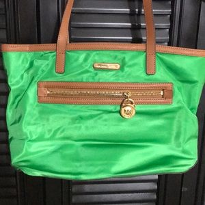 Green Michael Kors Purse